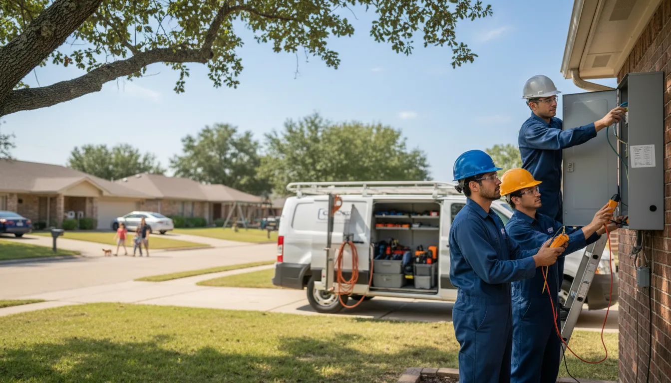 Certified electrician providing emergency electrical services in Cedar Valley, UT